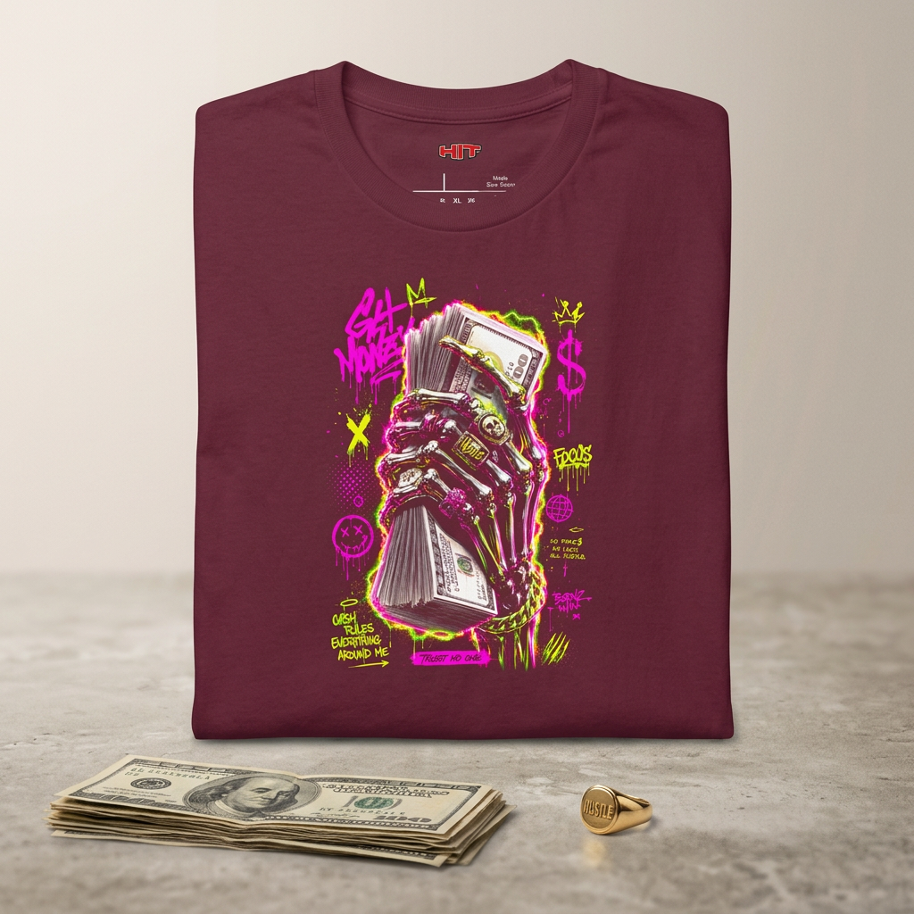 HTT Streetwear Hustle T-Shirt | Henk The Tank