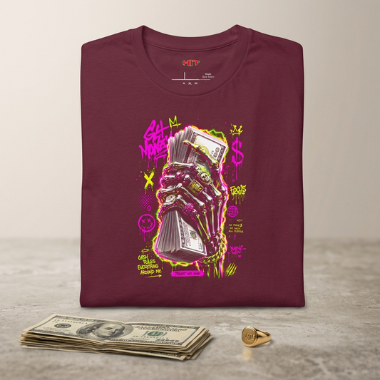 HTT Streetwear Hustle T-Shirt | Henk The Tank