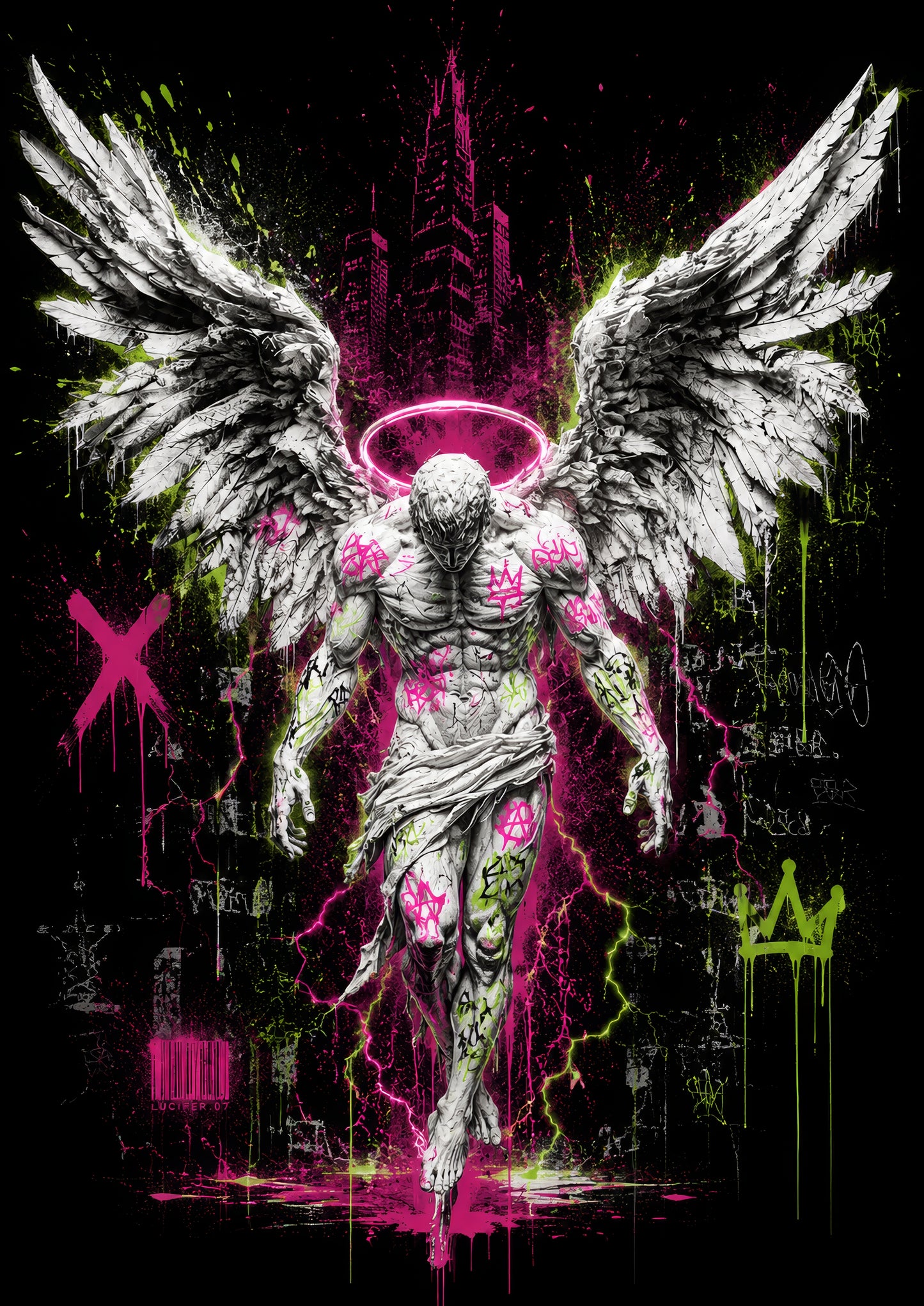 HTT Streetwear angel t-shirt