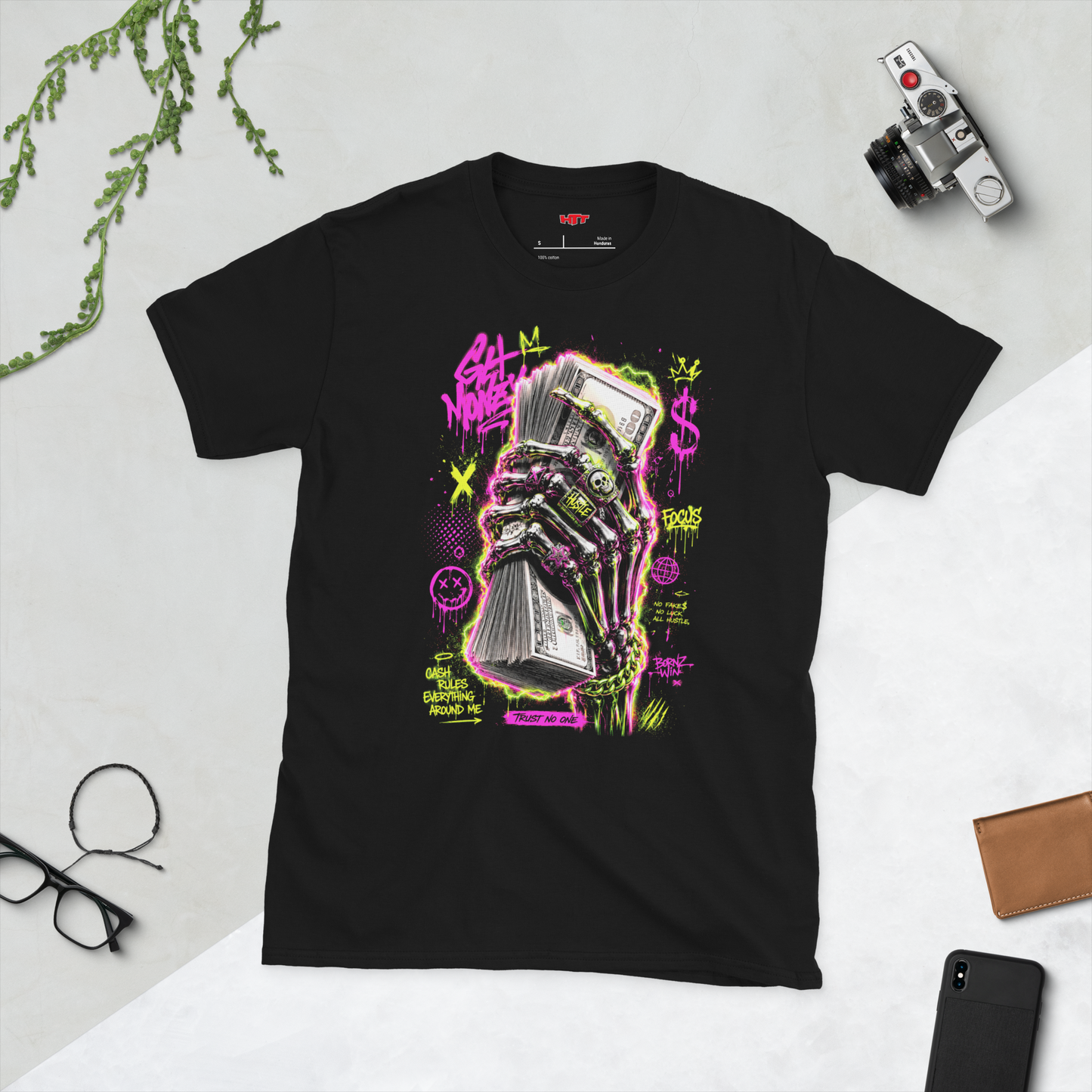 HTT Streetwear Hustle T-Shirt | Henk The Tank